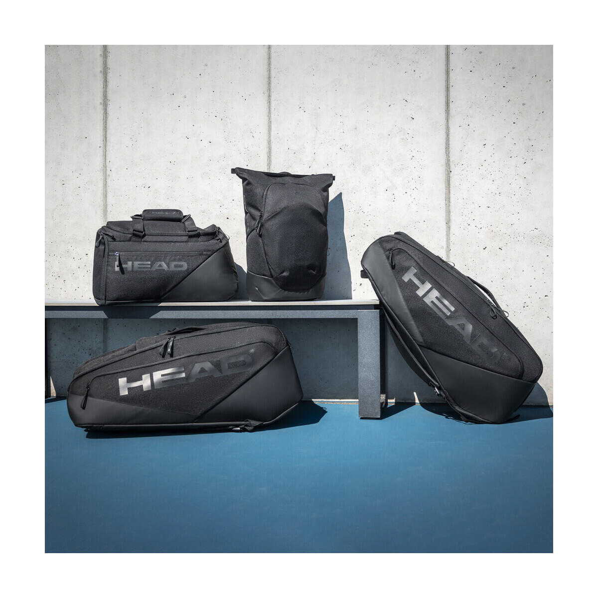 Теннисная сумка Head Pro X Court Bag 48 л, чёрная — фото 3