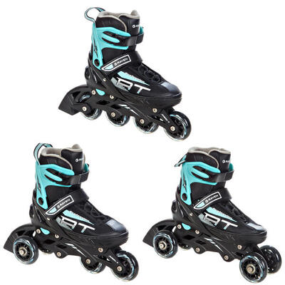 Patines ajustables 3en1 Profession Blanco/Oro