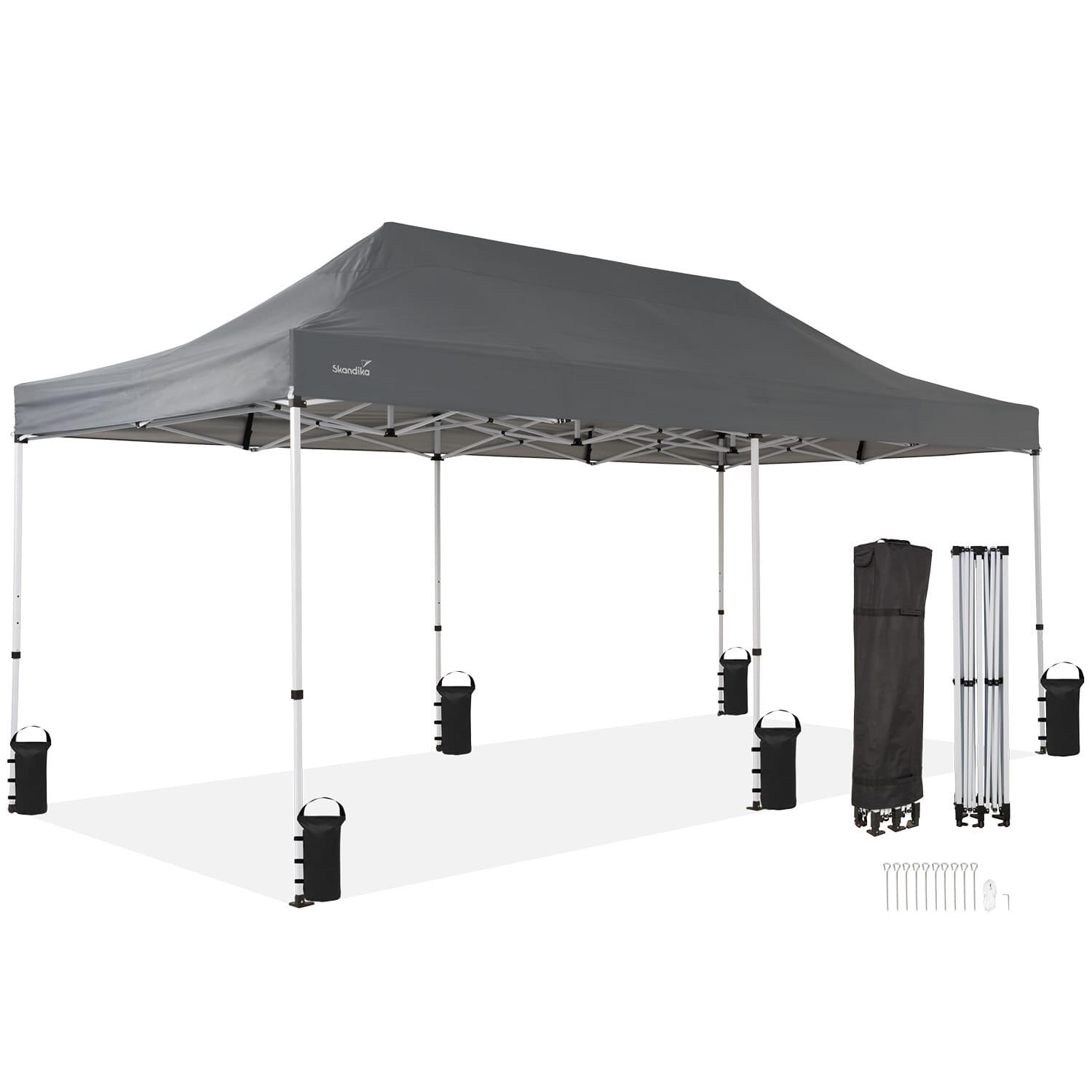 Pavilhão solvorn 6 x 3 m - montagem rápida - proteção uv 50+