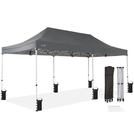 Namiot ogrodowy pawilon kempingowy Pavillon Solvorn 600 x 300, szybki montaż