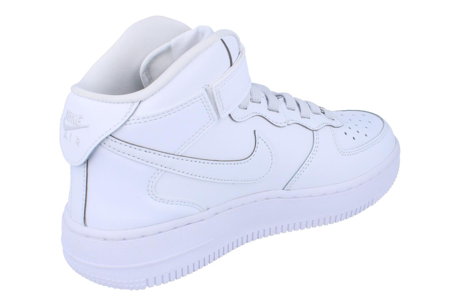 Chaussures enfant Nike Air Force 1 Mid EasyOn Gs blanc 3/6