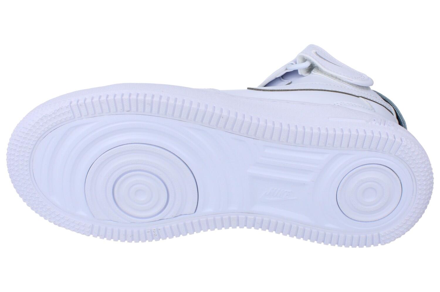 Chaussures enfant Nike Air Force 1 Mid EasyOn Gs blanc 5/6