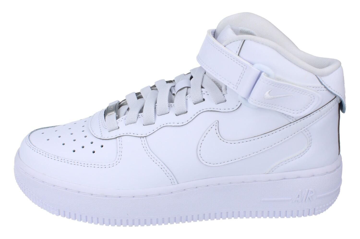 Chaussures enfant Nike Air Force 1 Mid EasyOn Gs blanc 6/6