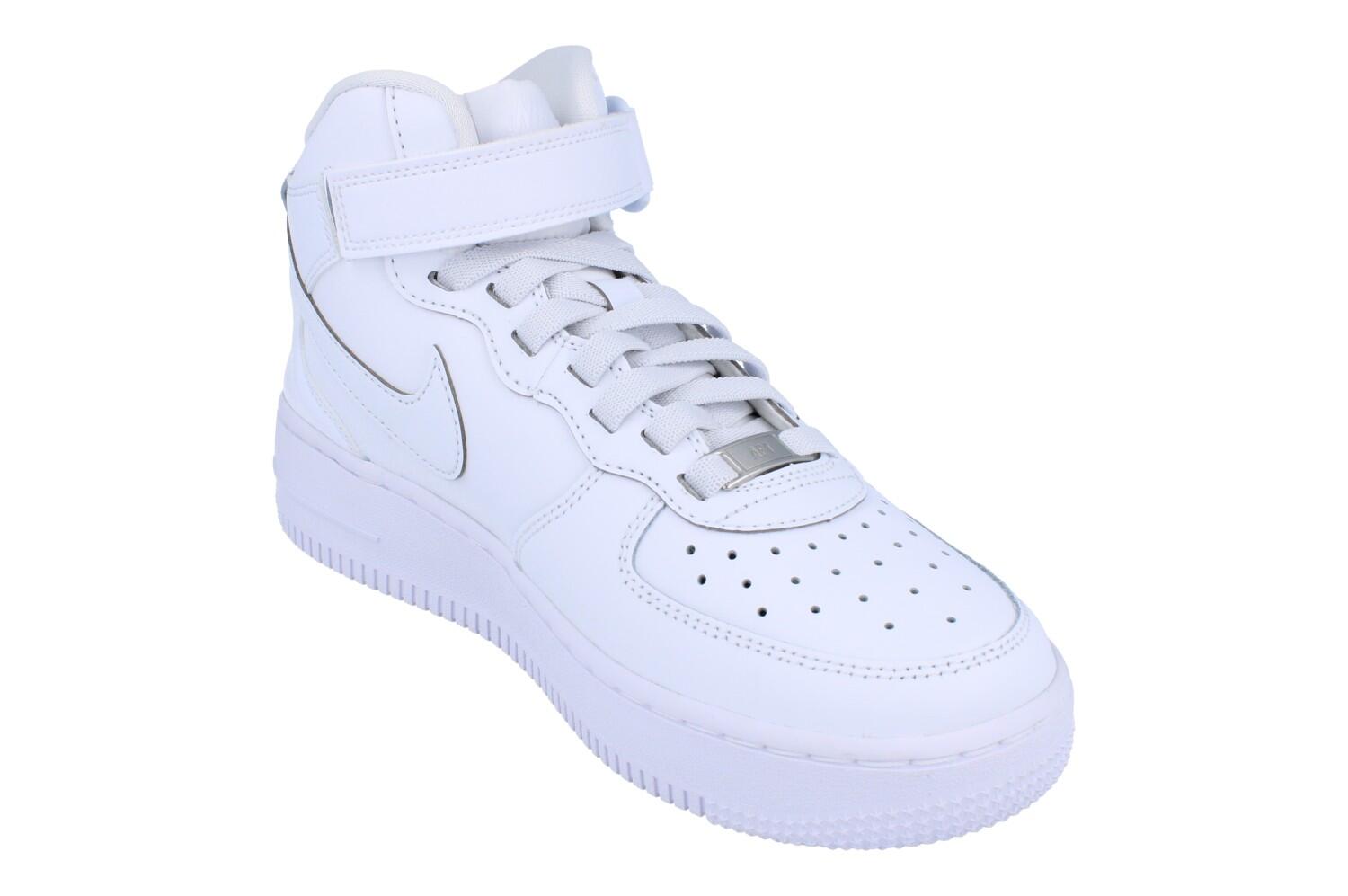 Chaussures enfant Nike Air Force 1 Mid EasyOn Gs blanc 4/6