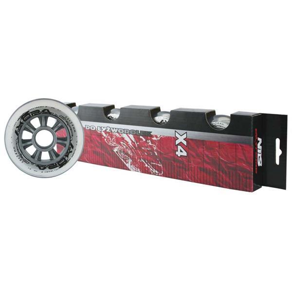 Roulette PU 80x24 82A (4 pièces) Nils Extreme 5/5