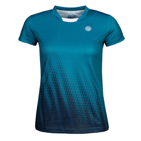 Maillot Femme Atlanta - T-shirt sport respirant, Pétrole