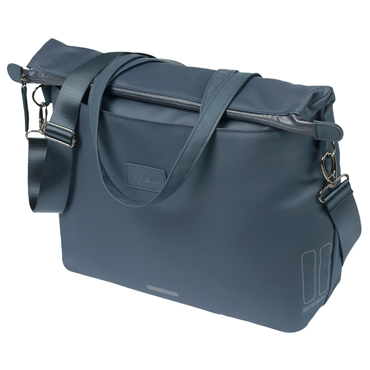 Basil - Sac À Bandoulière Manhatten, Bleu Marine - Sacoche Vélo - Bleu - Decathlon
