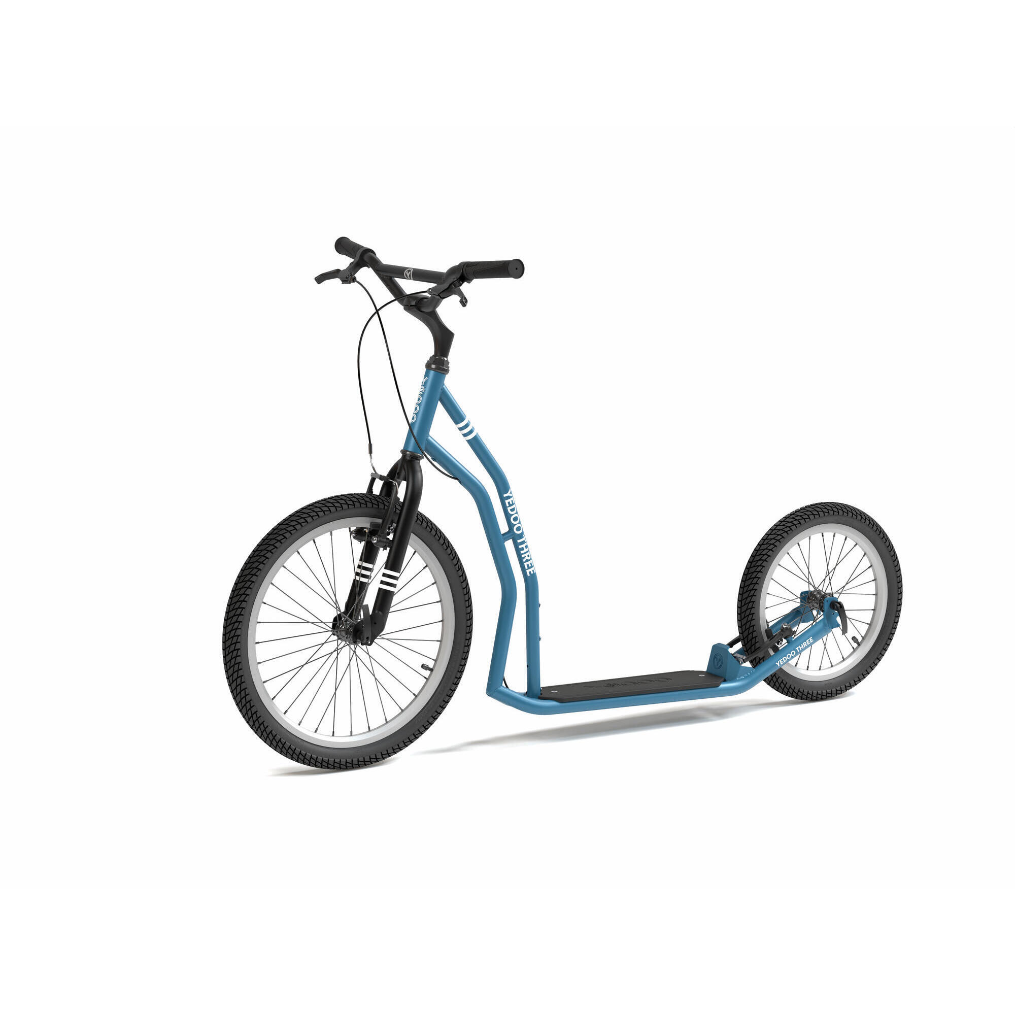 Yedoo - Yedoo Three Y40 Scooter Numbers Series Bleu - Plateau Porte Enfant - Bleu - Taille Unique - Decathlon