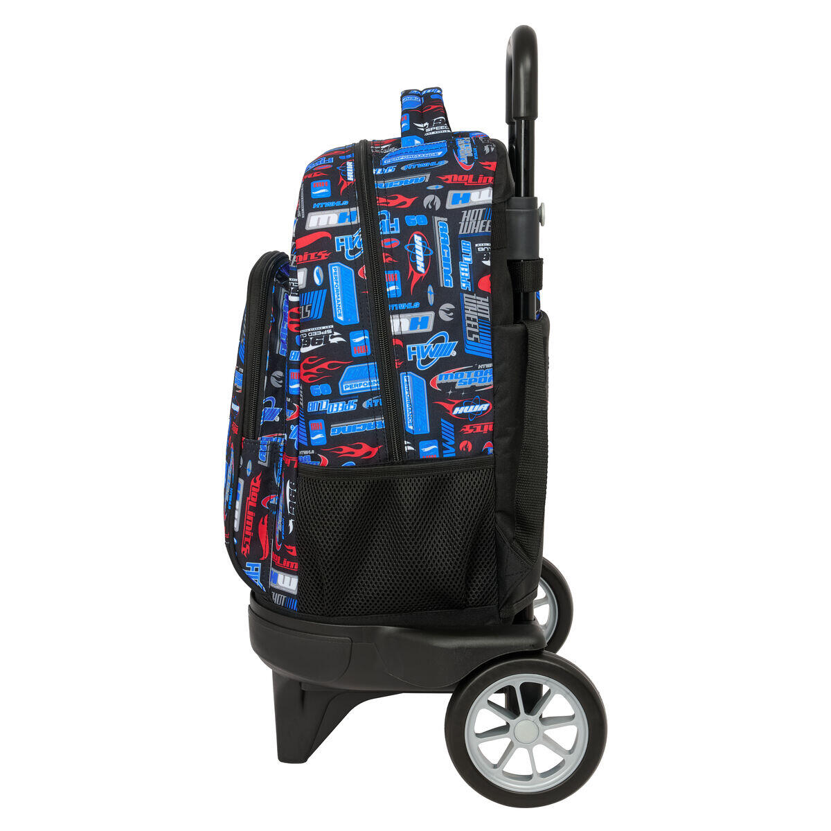 Mochila Escolar Hot Wheels Poliéster 300D 1/2
