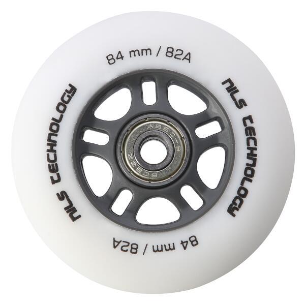 Matná kolečka NILS Extreme PU 84x24 82A s ložisky ABEC 9, 4 ks 3/6