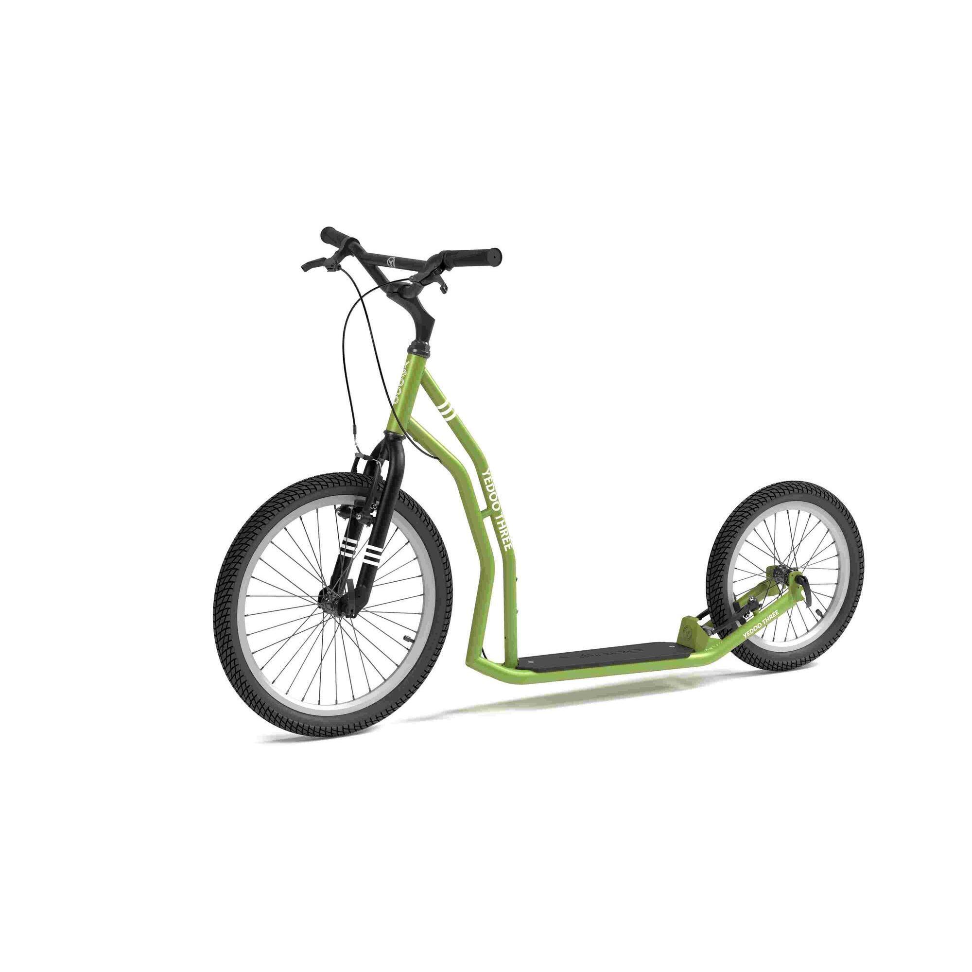 Yedoo - Yedoo Three Y40 Scooter Numbers Series Vert - Plateau Porte Enfant - Vert - Taille Unique - Decathlon