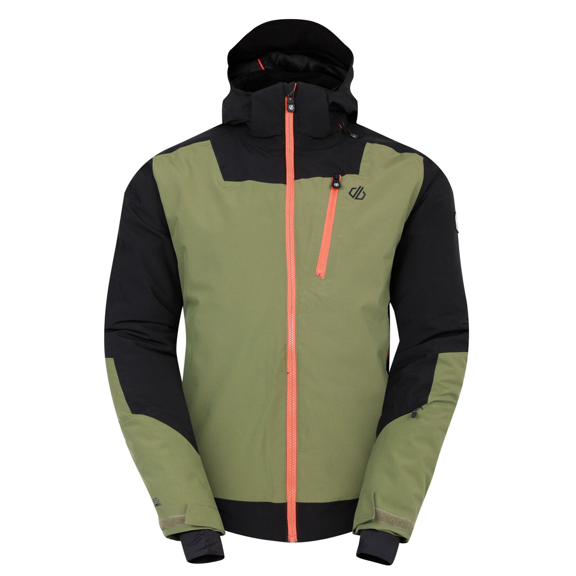 DARE 2B Heren Halfpipe II Ski Jacket (Zwart/Levendgroen)