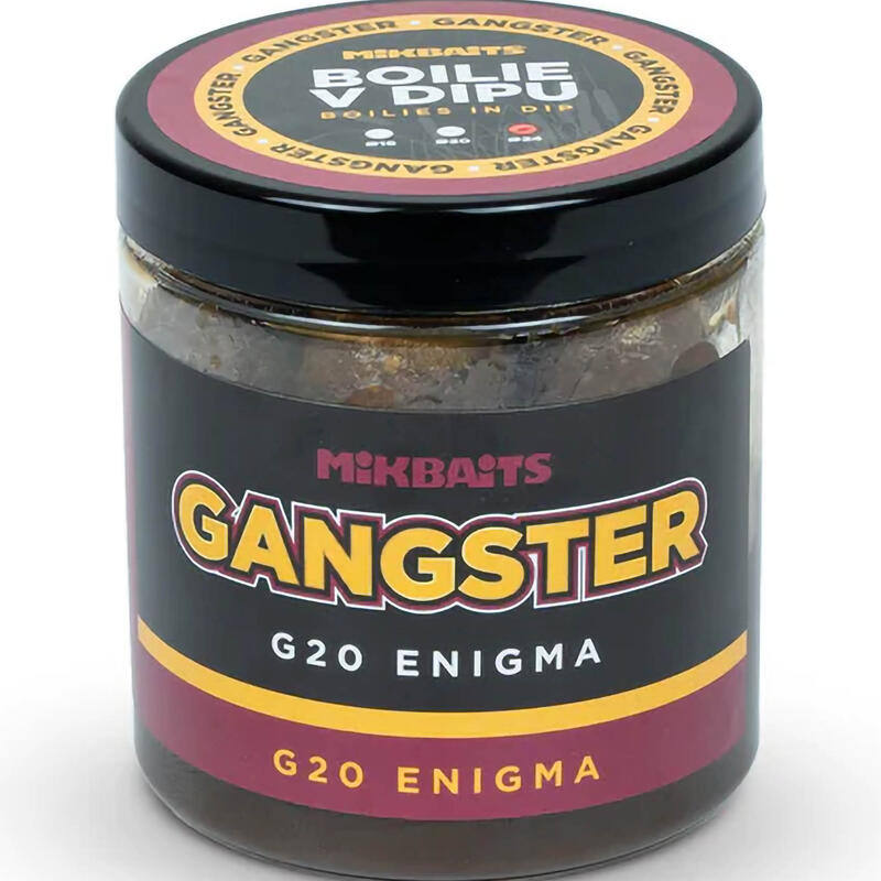 Przynęta  Kulki Mikbaits Gangster Boilies In Dip G20 Enigma 24Mm 250Ml