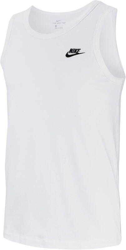 NIKE Nike canotta uomo Club White/Black XXL