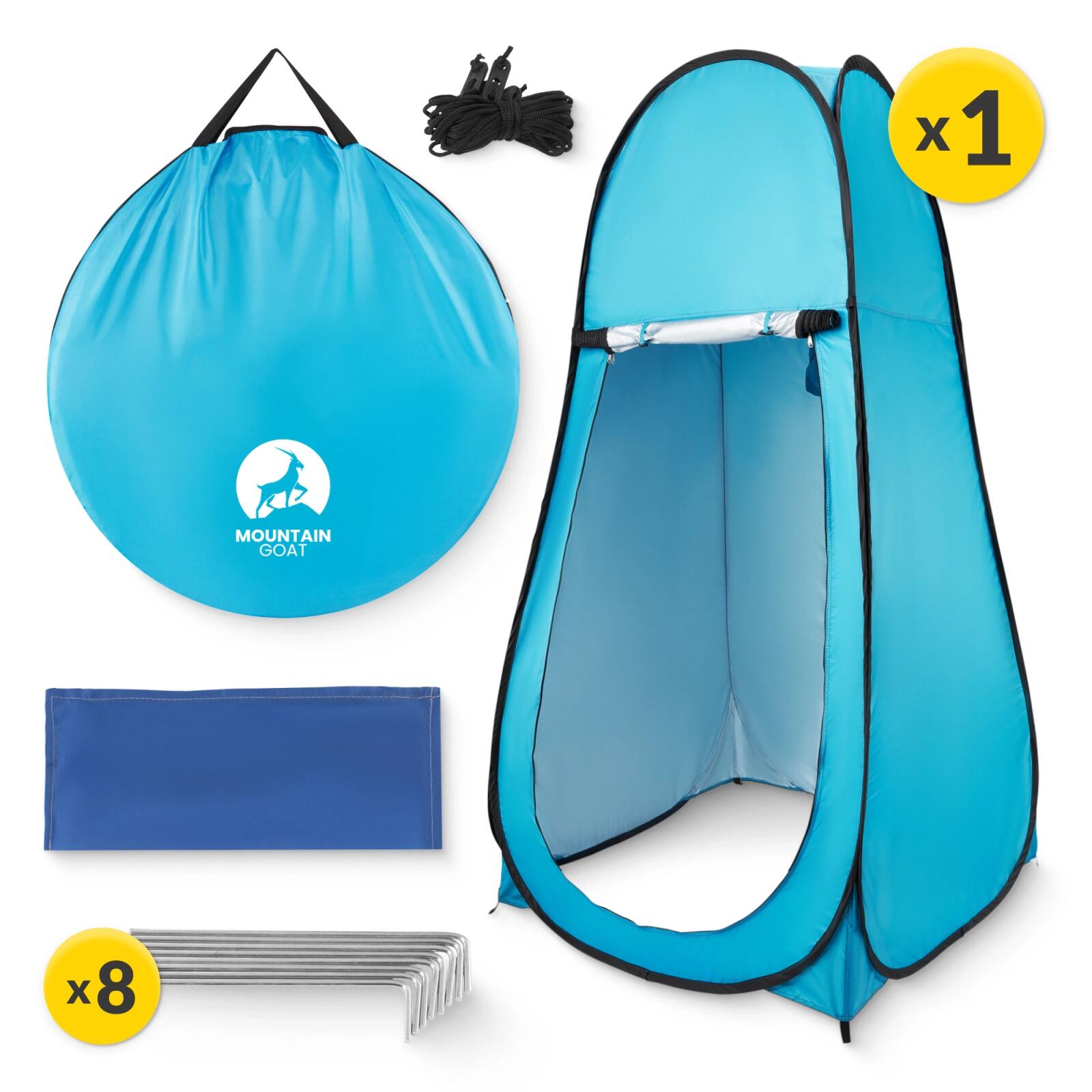 Pop-up kleedtent toilettent privacytent zelfopzettend camping MOUNTAIN GOAT 7/7