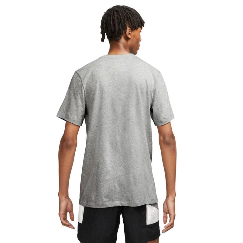 KOSZULKA męska NIKE bawełniana sportowa szara t-shirt basic