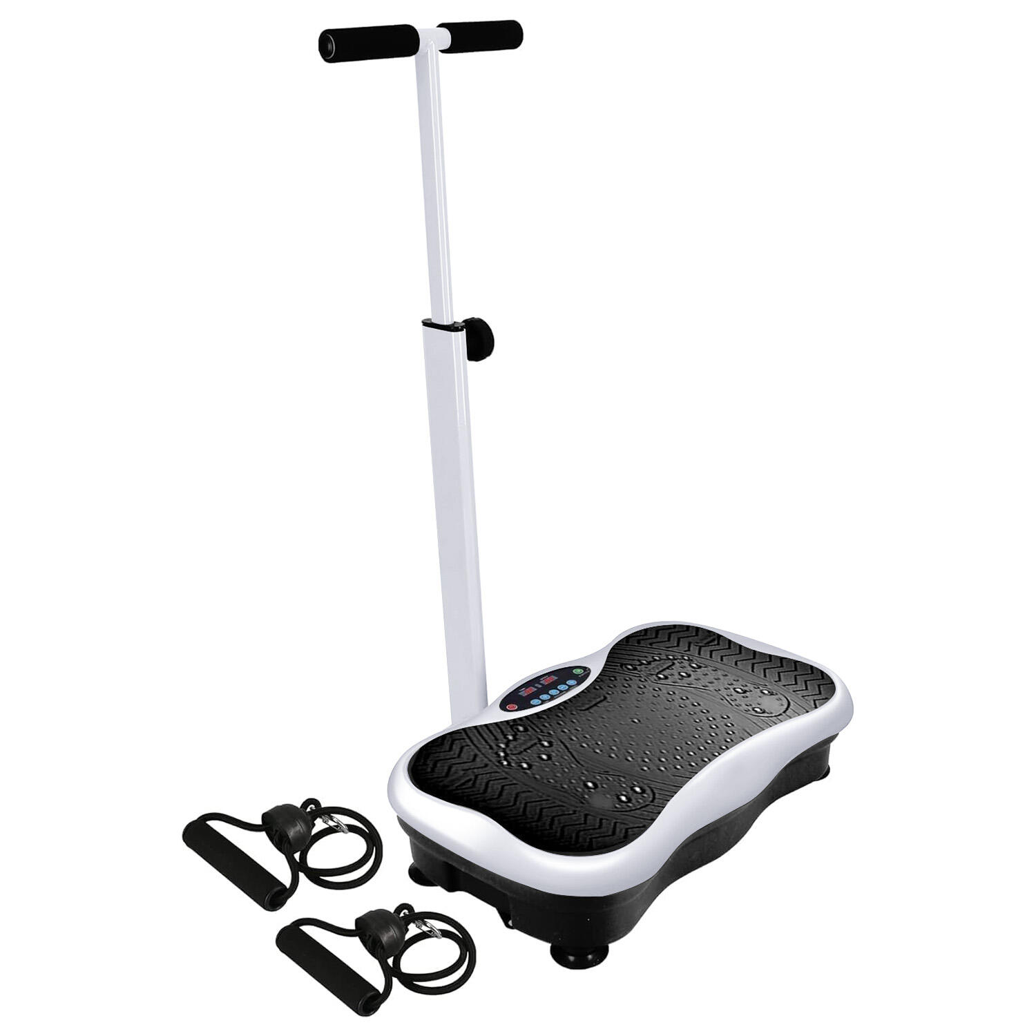 HOMEFITNESSCODE Vibration Plate with Jump Rope & Bluetooth – Full Body Fitness Machine