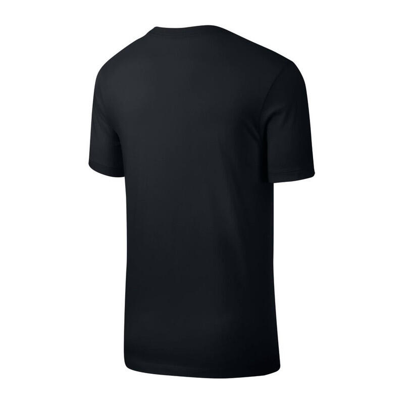 Nike SportSwear, T-Shirt Uomo Con Logo Cucito - Blu, Bianco, 2/6