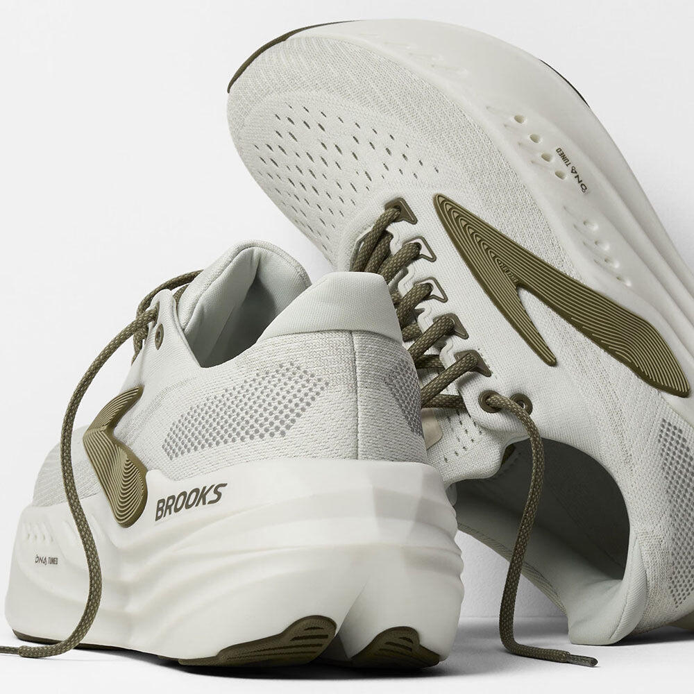 Glycerin Max Men's Road Running Shoes - Grey x Olive