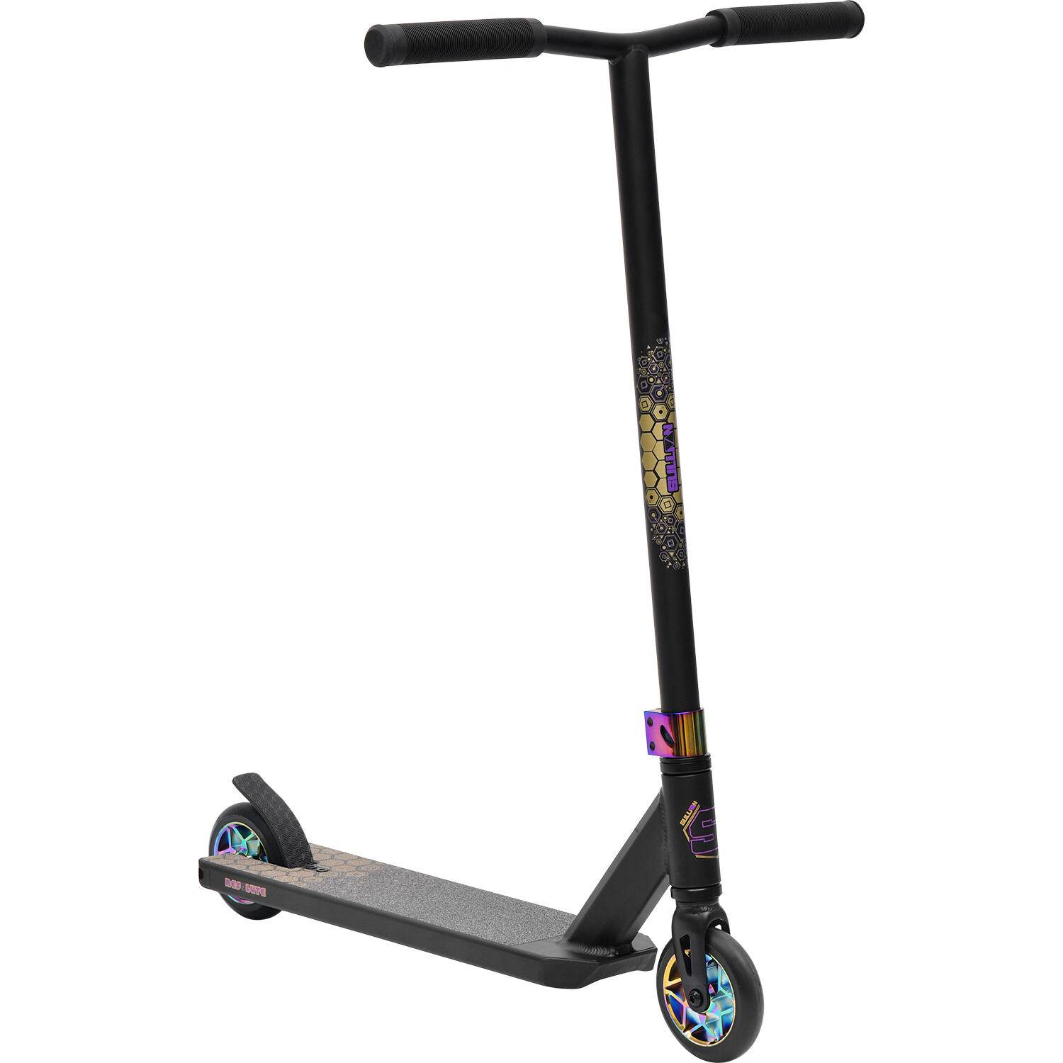 SULLIVAN Resolute Stunt Scooter for Ages 8-13, Neo Chrome and Black