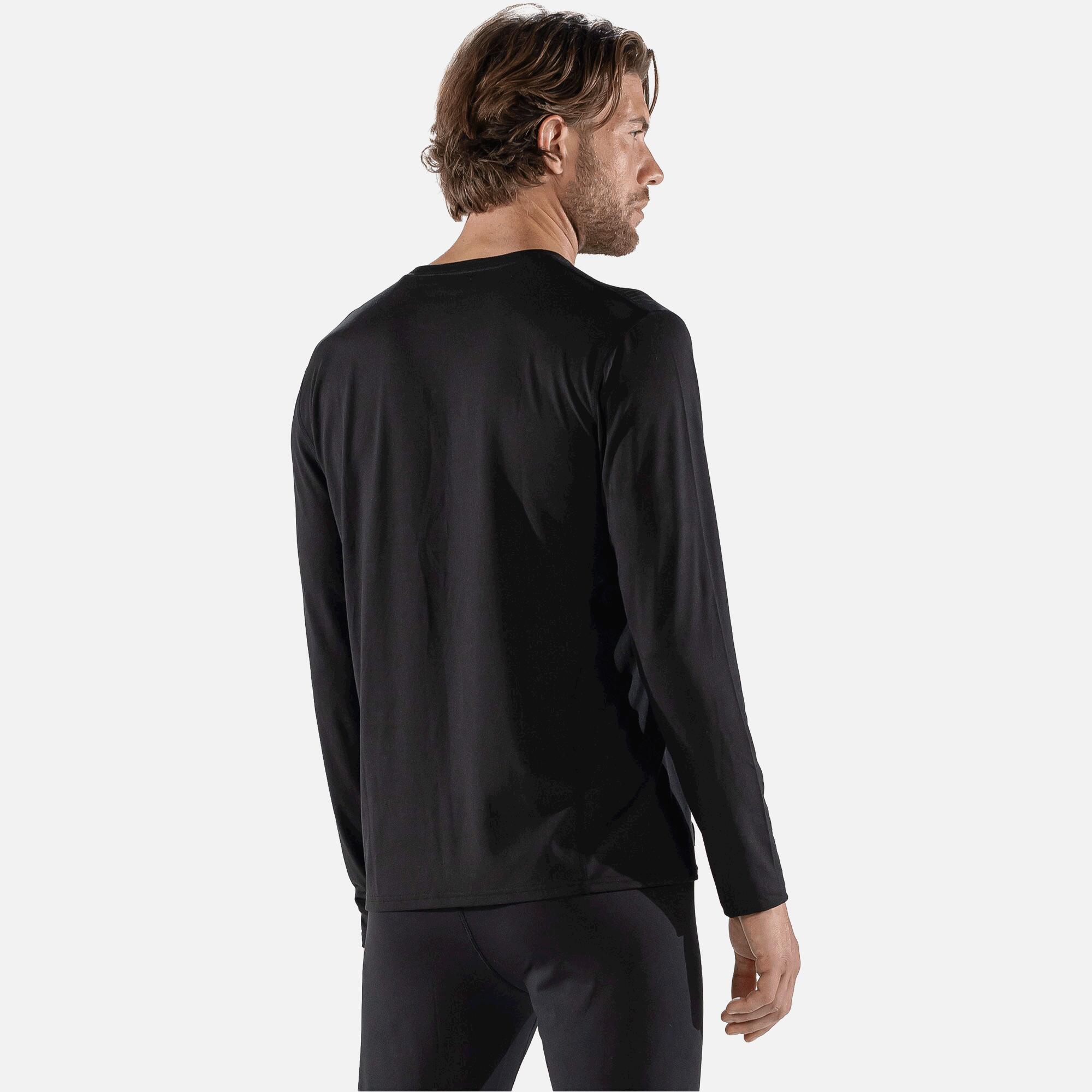 CarbonDri Bodyfit Contour Mens Crew Neck Black 4/7