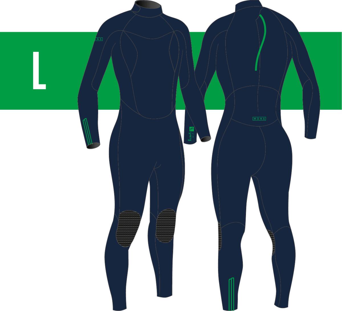 4/3 Stamiina GBS Backzip - Combinaison Surf Femme 6/7