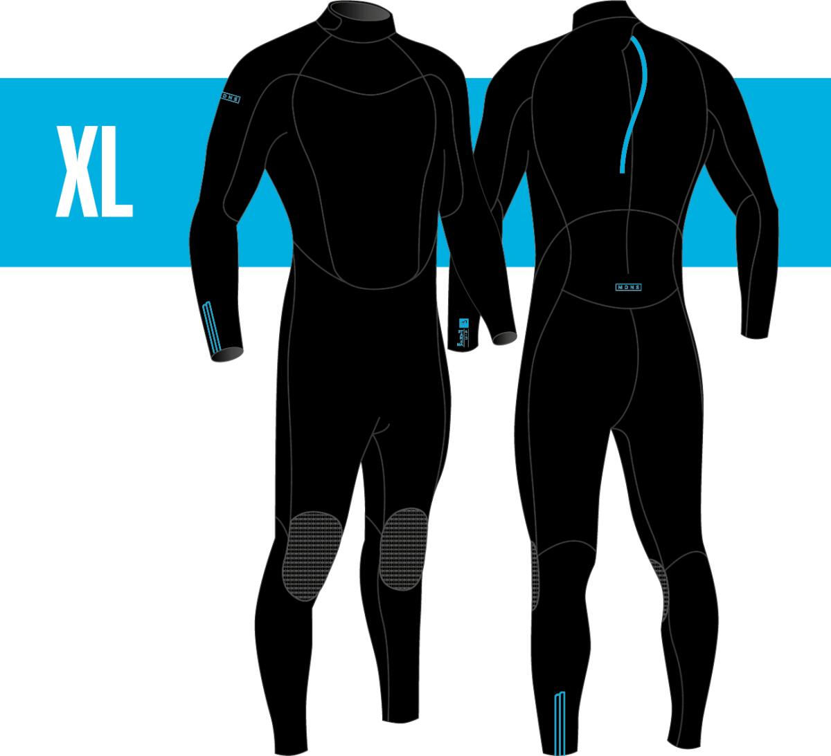 4/3 Stamiina GBS Backzip - Fato de Surf Homem 6/7