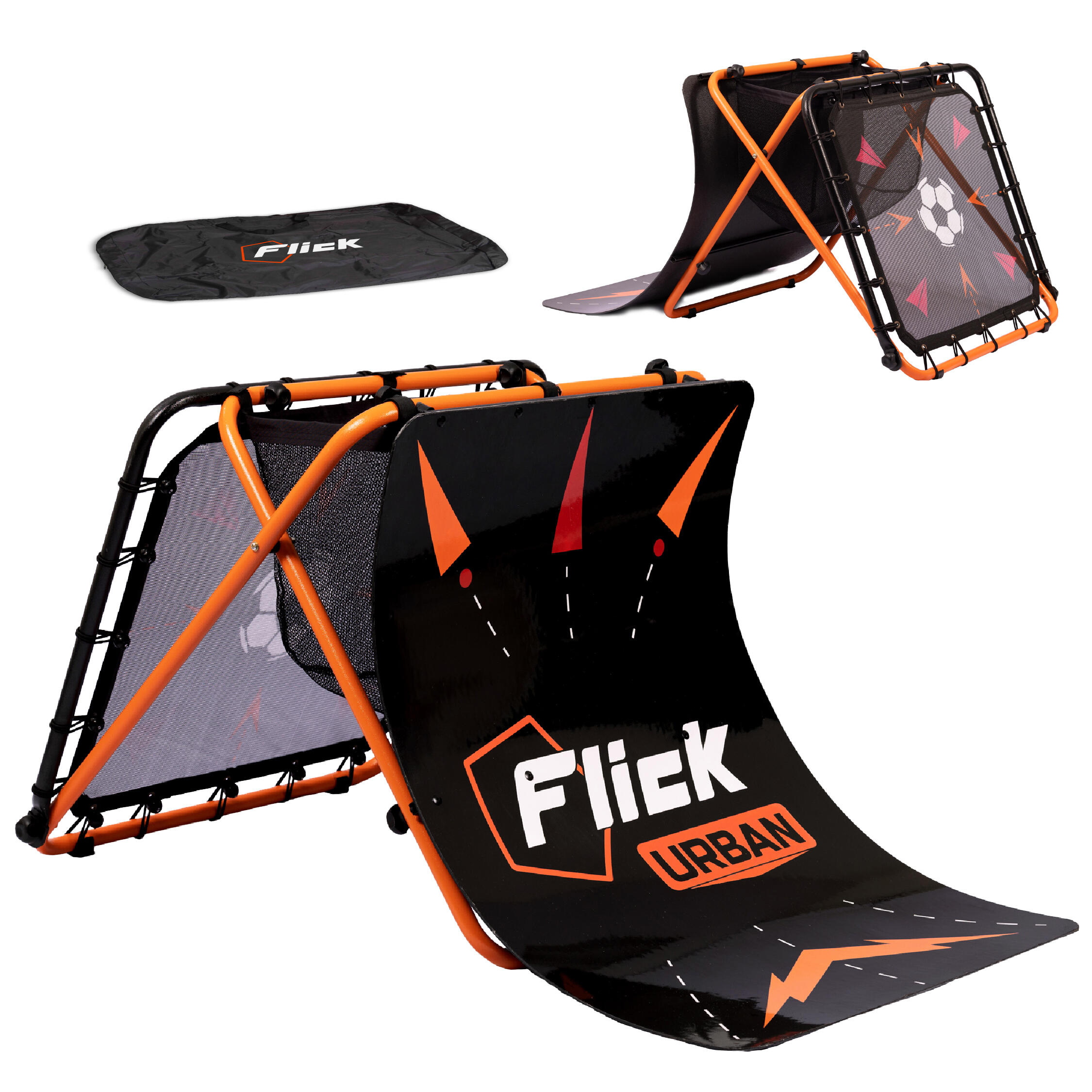FOOTBALL FLICK Football Flick Urban Skills Training Rebounder and Net