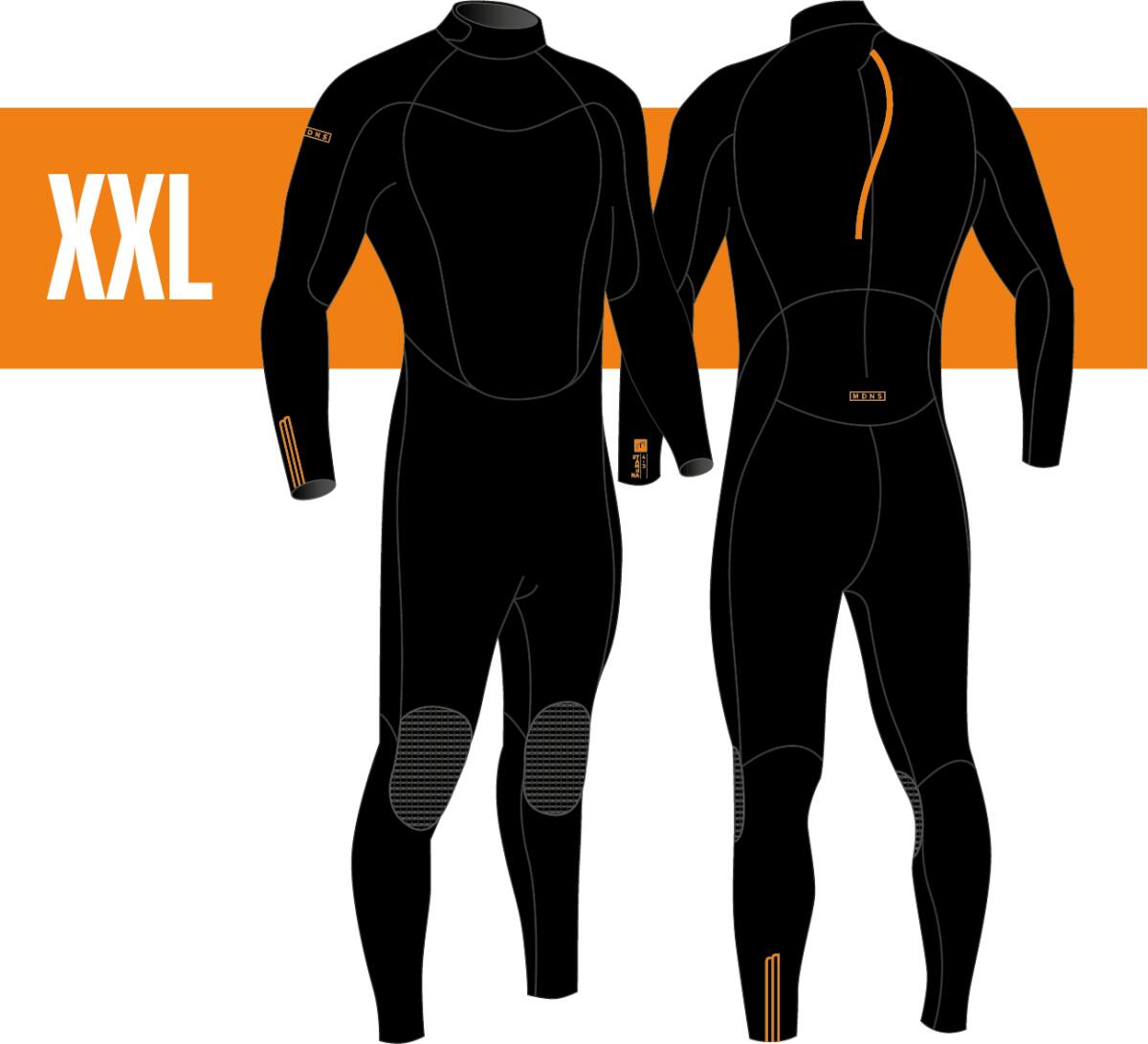 4/3 Stamiina GBS Backzip - Fato de Surf Homem 6/7