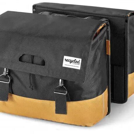UrbanProof 40L Recycled Double Pannier — Waterproof, E‑bike Compatible.