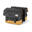 Sac à vélo double robuste 40L en gris et jaune