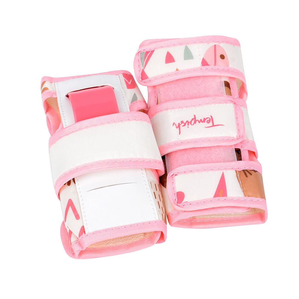 Baby Skeeler Set Wild - Kinder - Verstellbar - Rosa 5/7