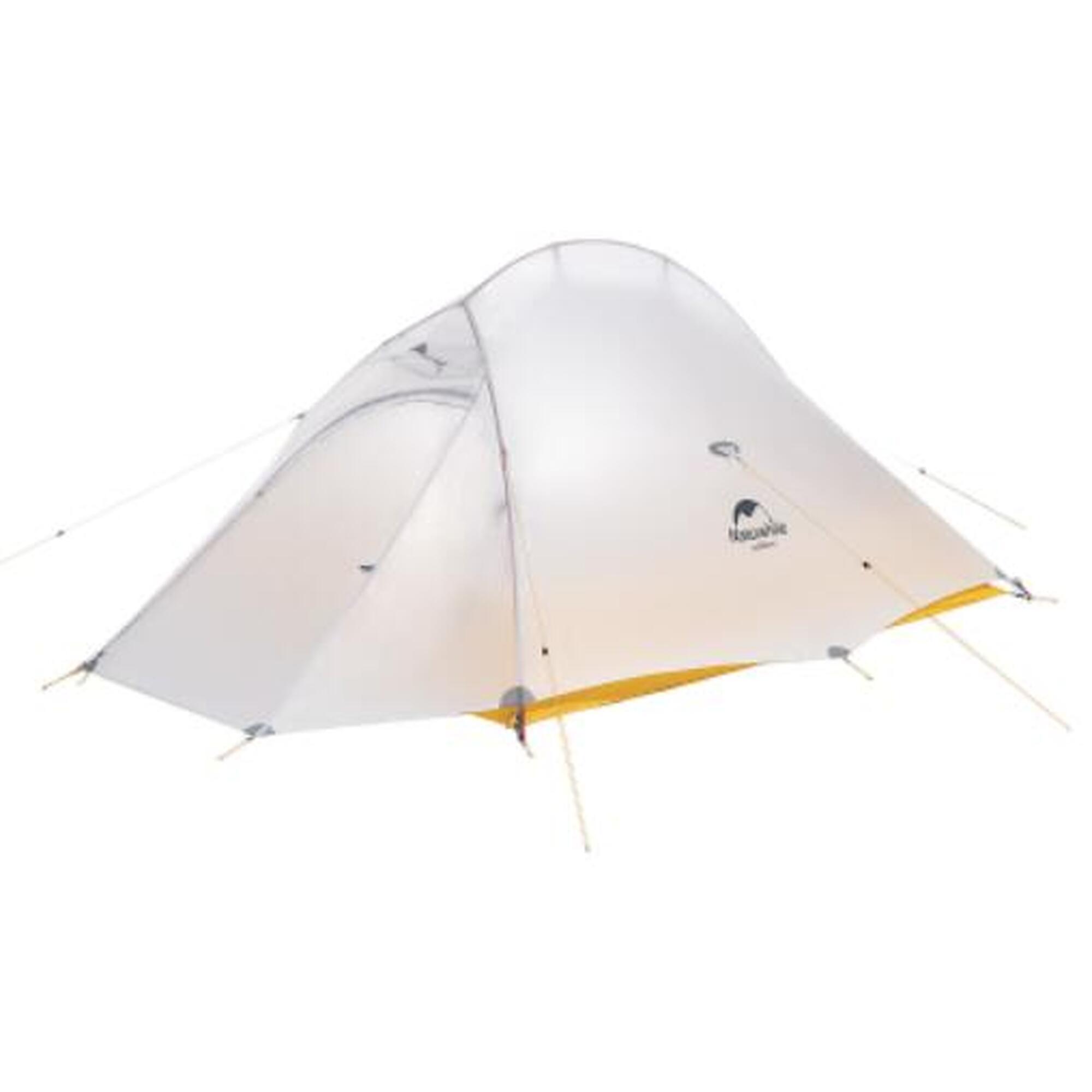 Naturehike - Tente De Randonnée Légère Naturehike Pour 2 Personnes - Tente - Blanc|jaune - 2 Places - Decathlon