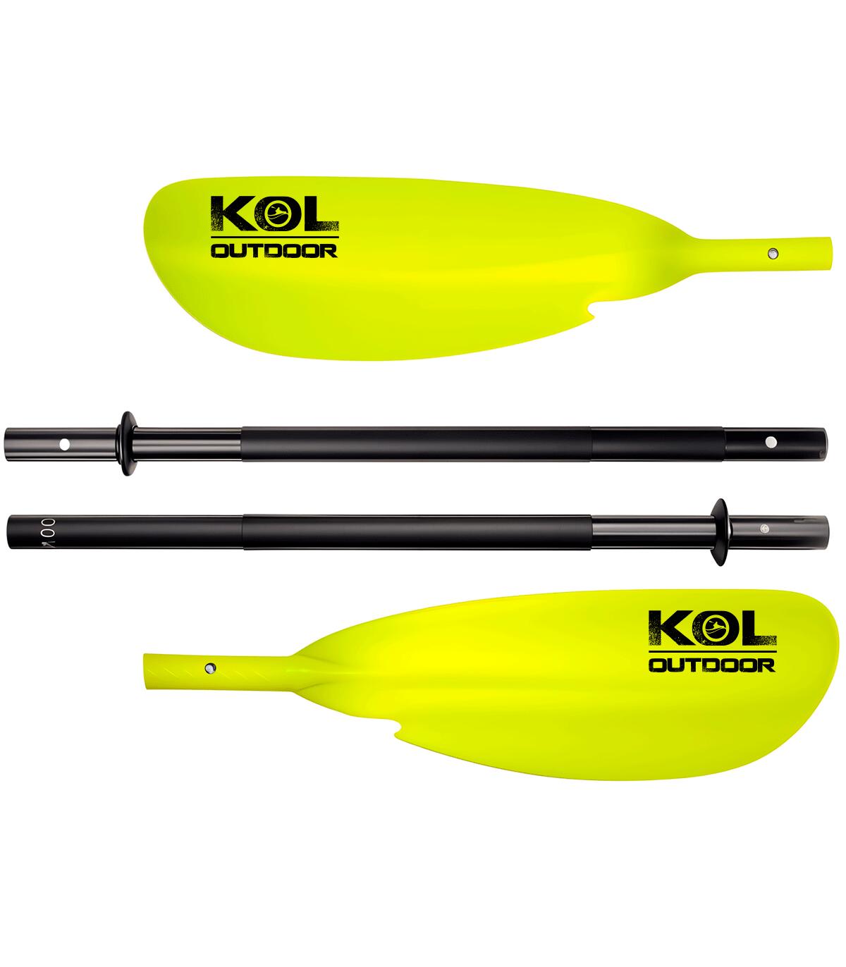 KOL OUTDOOR Remo de aluminio 4 piezas Kol Outdoor para kayak.