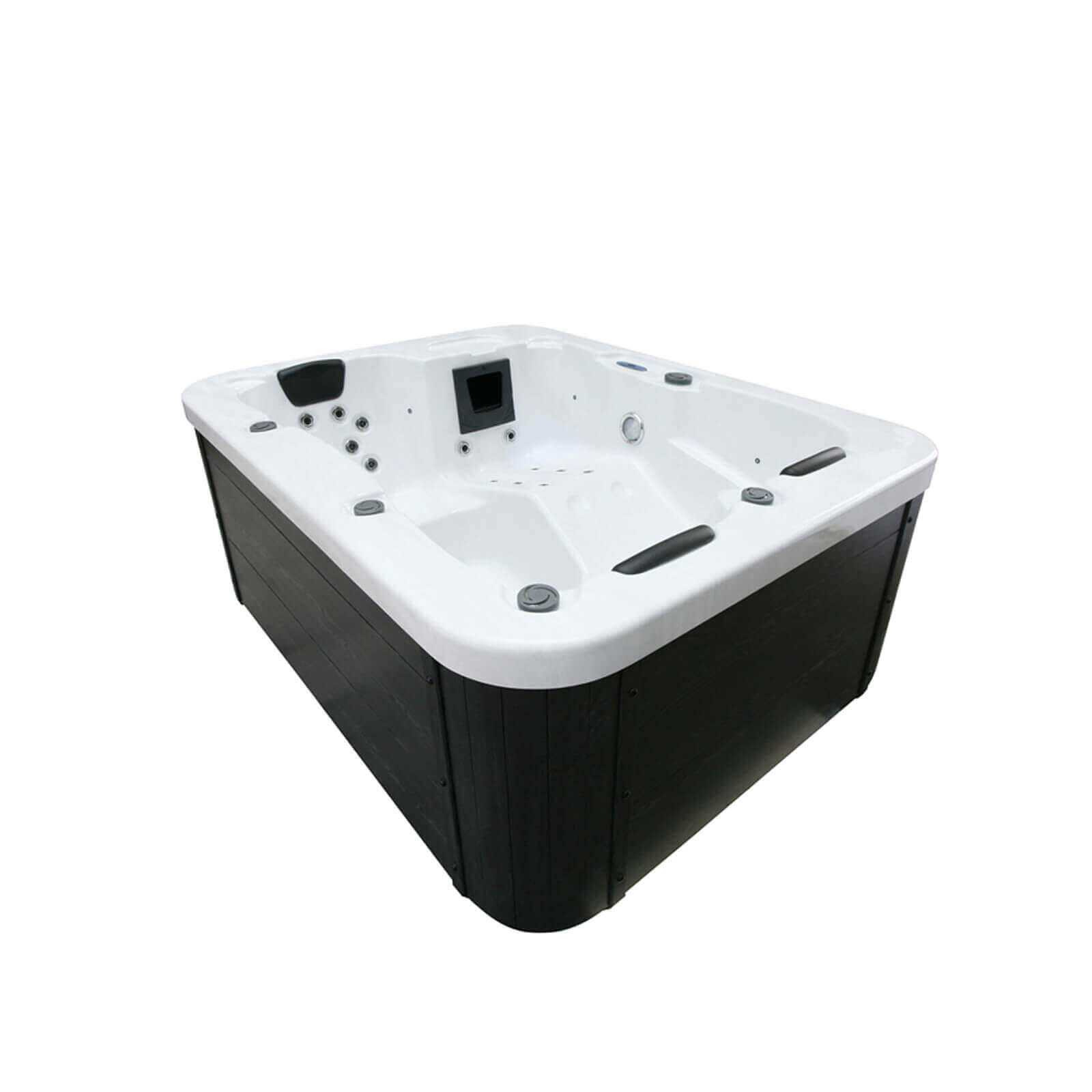Home Deluxe - Spa Extérieur White Marble Pure - 210 X 160 Cm Pour 3 Personnes - Piscine - Blanc - No Size - Decathlon