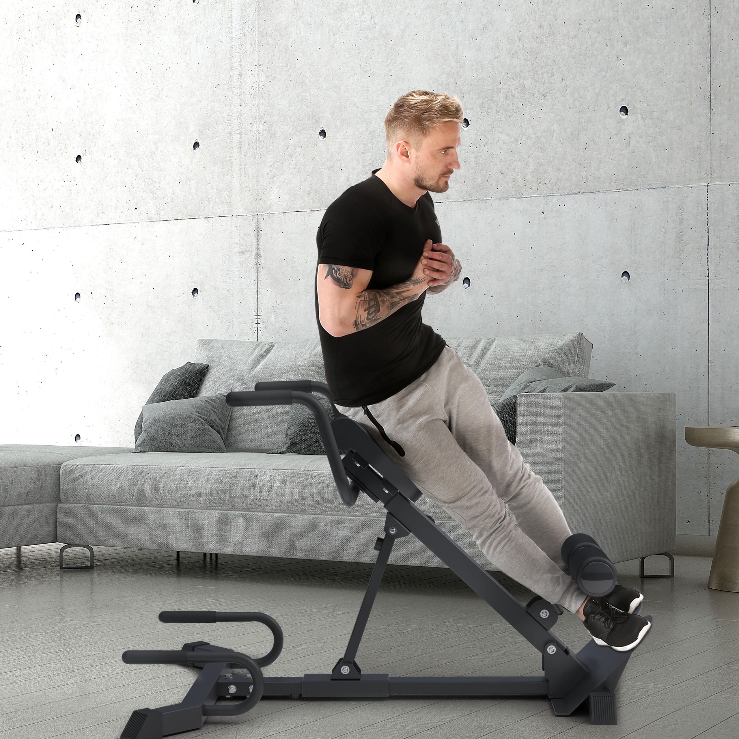 Chaise Romaine SucceBuy Banc d'Hyperextension, Chaise Romaine, Réglable Chaise Romaine SucceBuy Banc d'Hyperextension, Chaise Romaine, Réglable