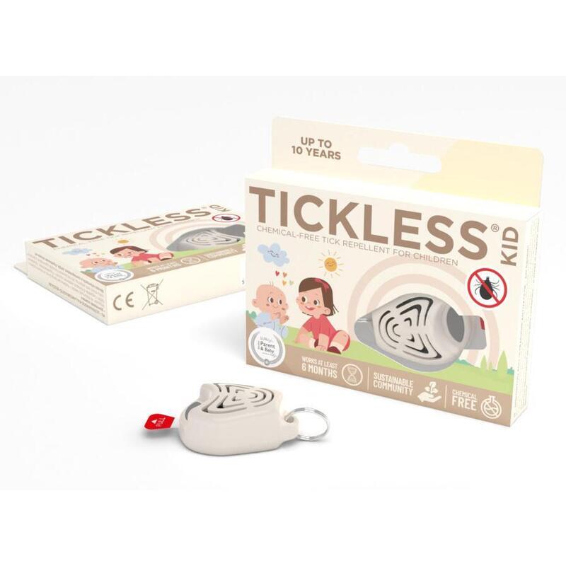 Ultradźwiękowe urządzenie na kleszcze TICKLESS Kid beżowy brelok
