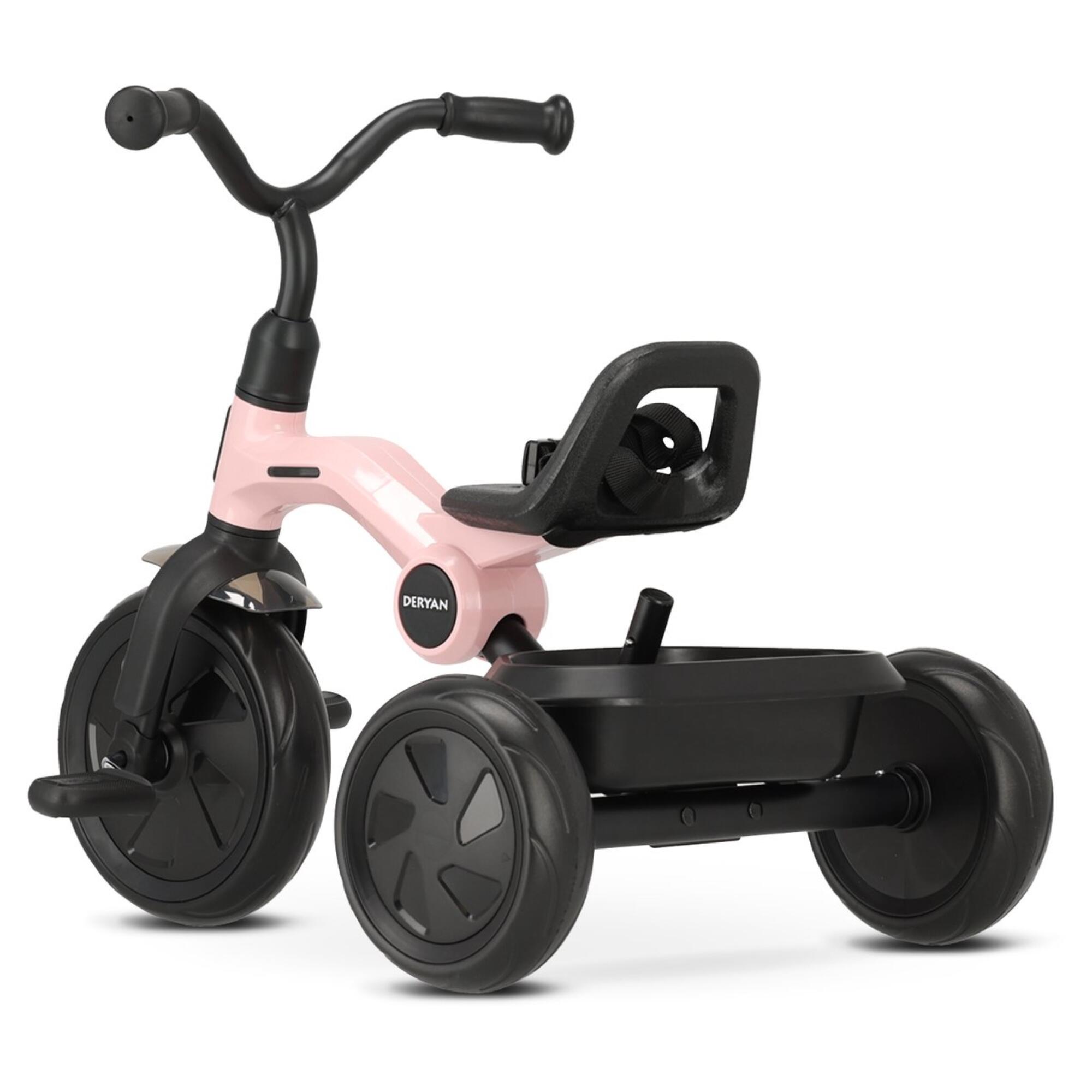 Drifter Tricycle - Foldable - Lightweight & Compact - From 2 Years - Pink 6/7