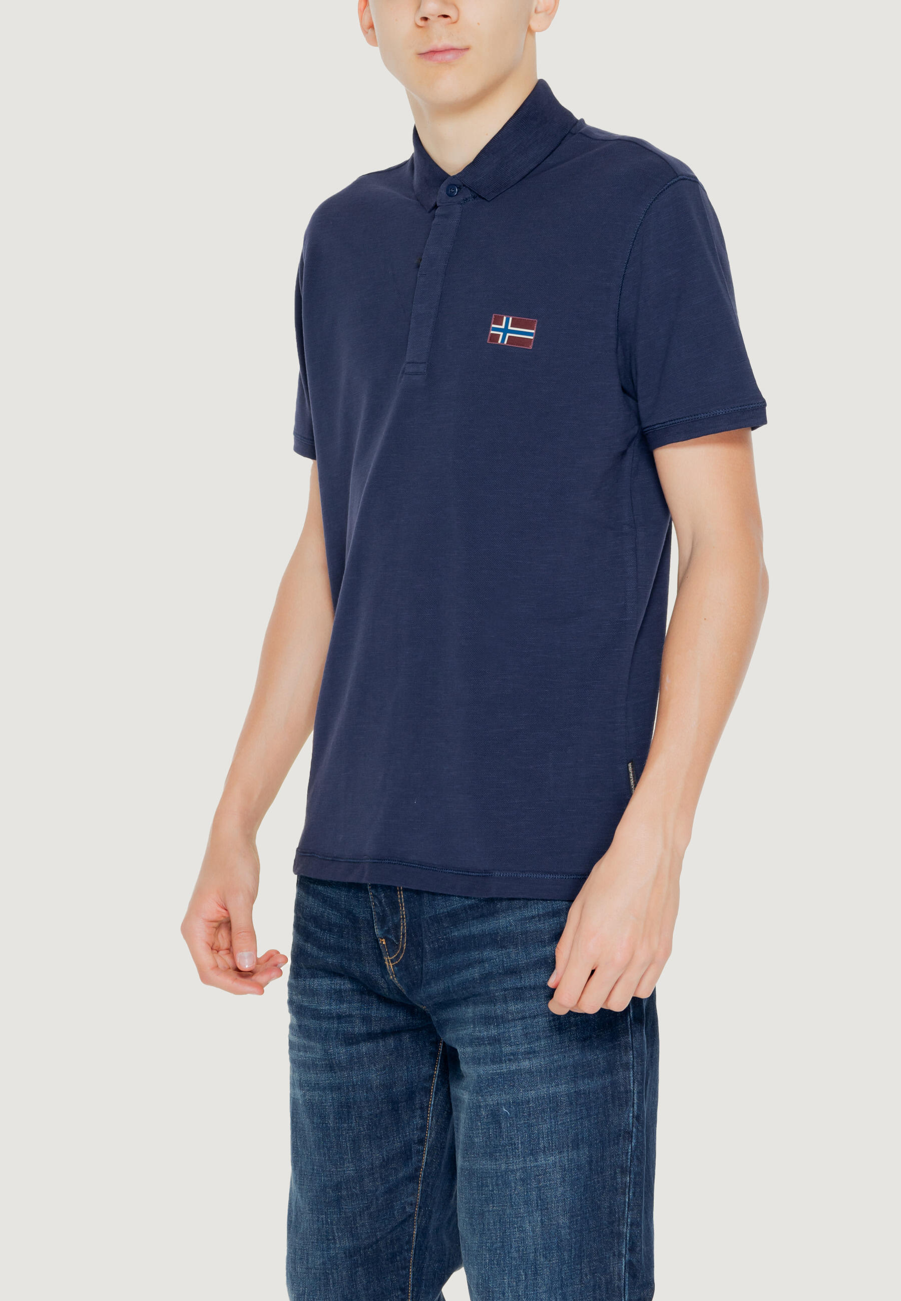 Polo maniche corte Uomo EBEA 2 Blu 4/4