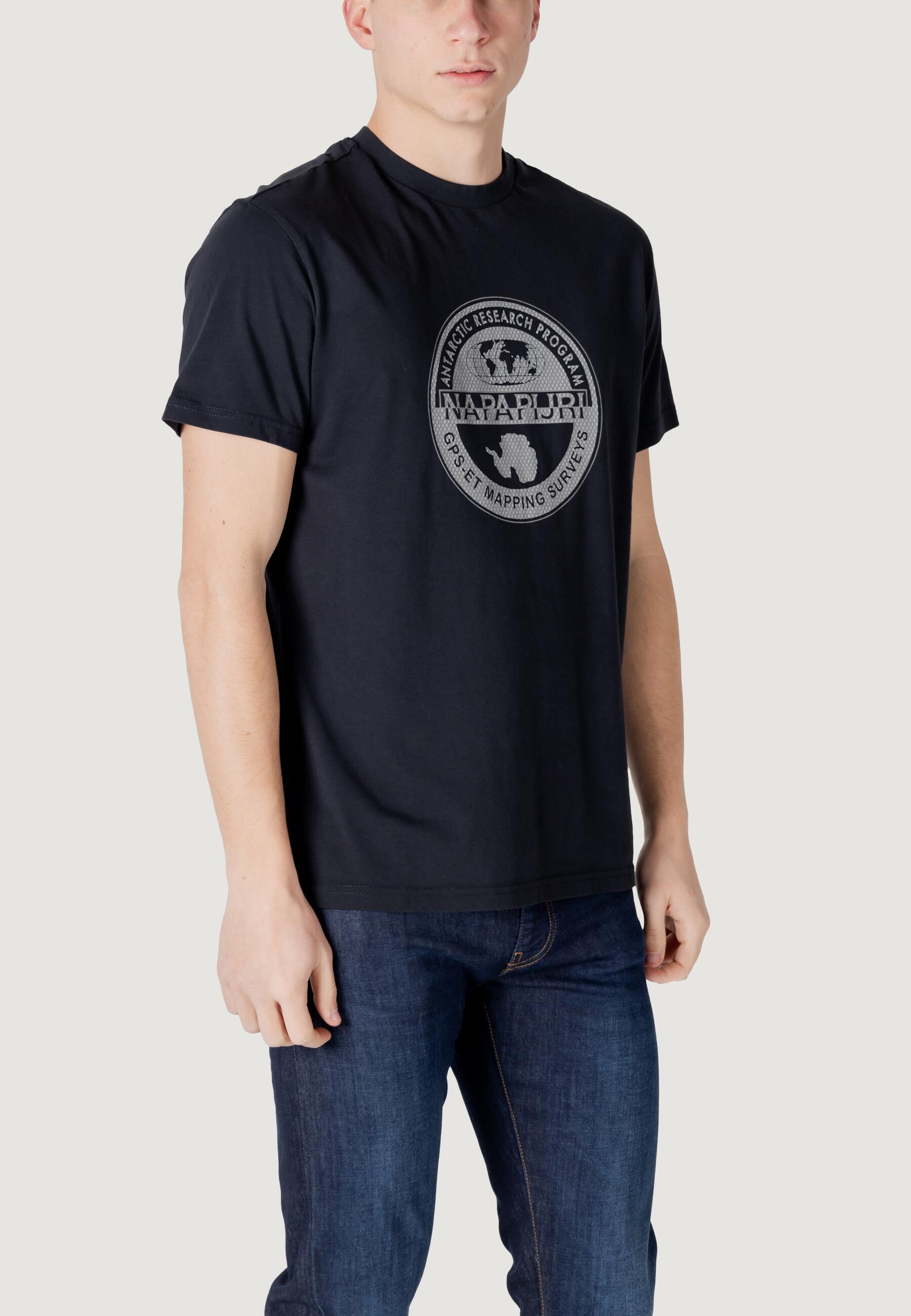 t-shirt crop top S-BOLLO SS 2 HOMME noir 3/5