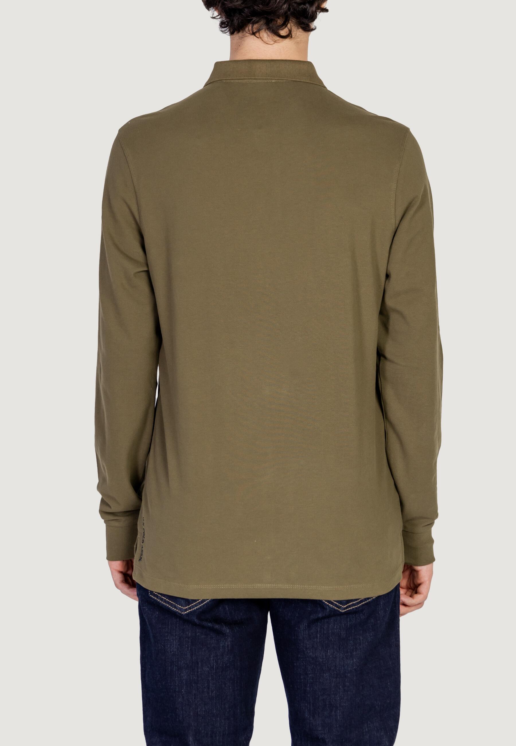 Polo maniche lunghe Uomo MUST 000394 EHPD Verde Oliva 3/5