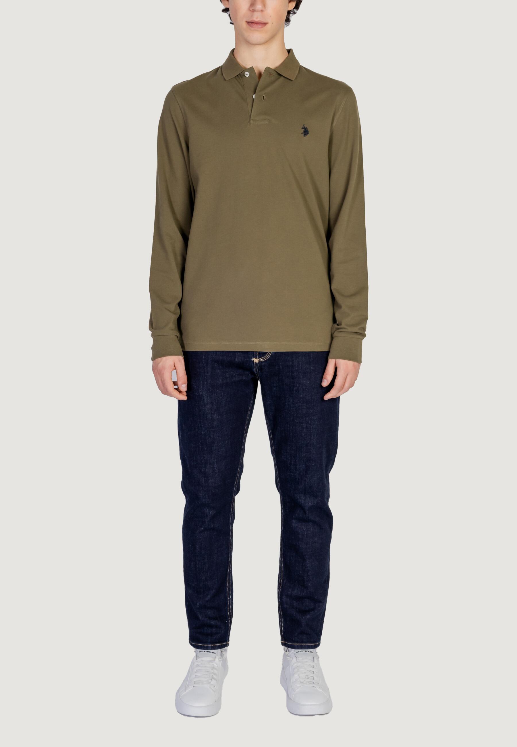 Polo maniche lunghe Uomo MUST 000394 EHPD Verde Oliva 5/5