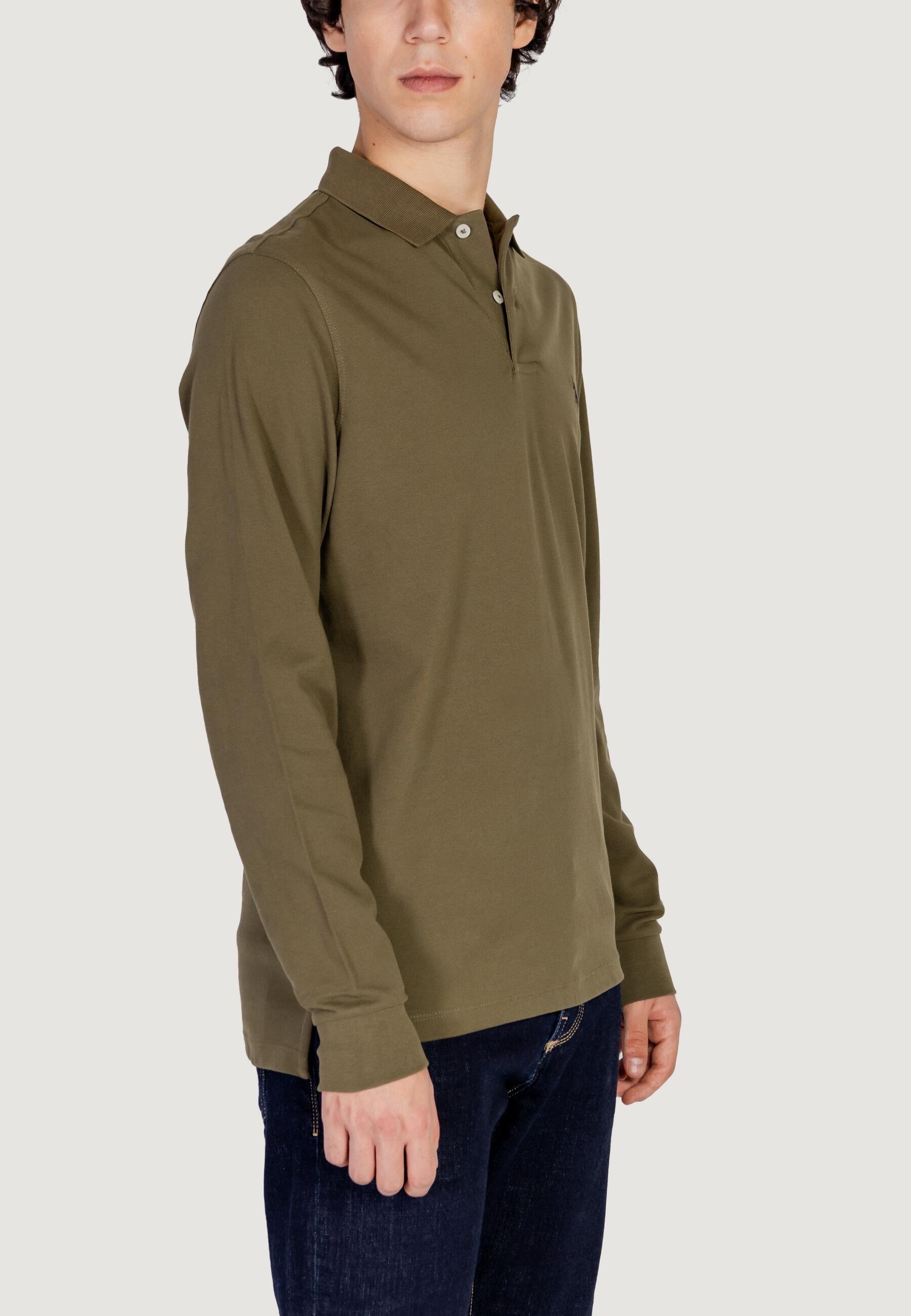 Polo maniche lunghe Uomo MUST 000394 EHPD Verde Oliva 4/5
