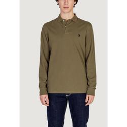 polo manches longues MUST 000394 EHPD HOMME VERT OLIVE