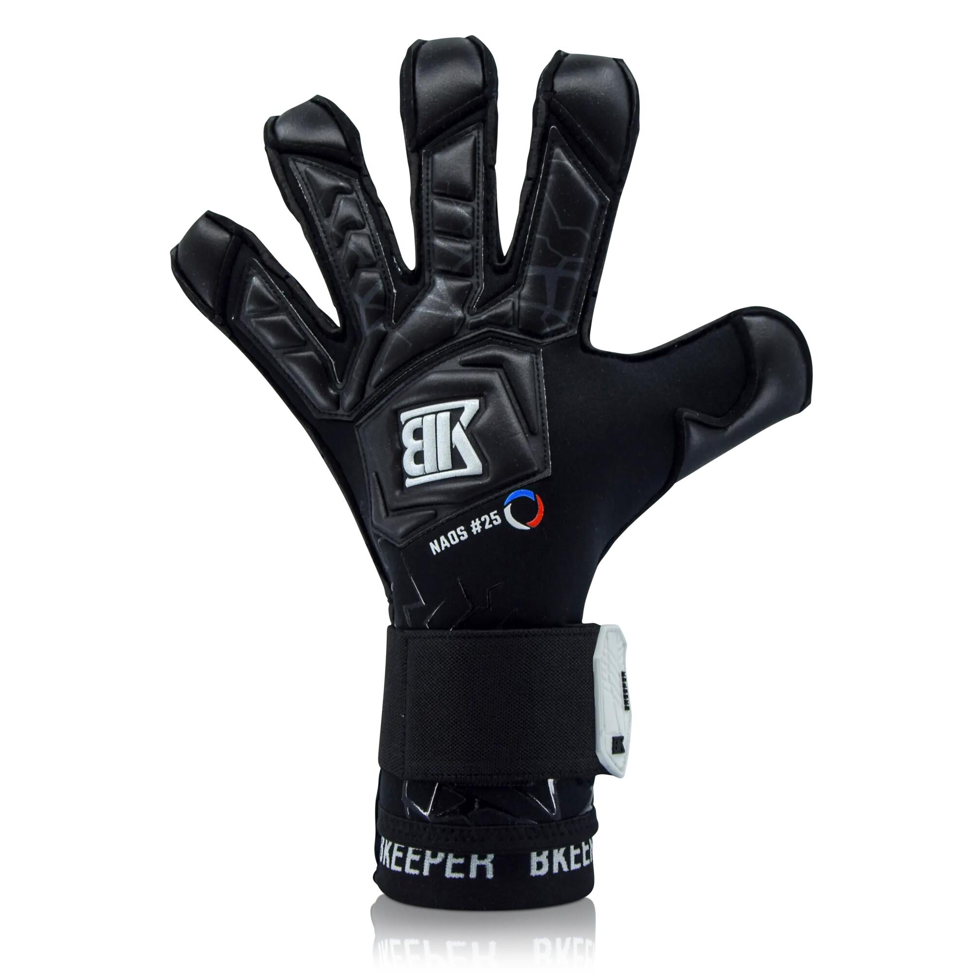 Bkeeper - Gants De Gardien De But Adulte Naos #25 Black - Gants De Gardien - Noir - 8 À 10 Ans - Decathlon