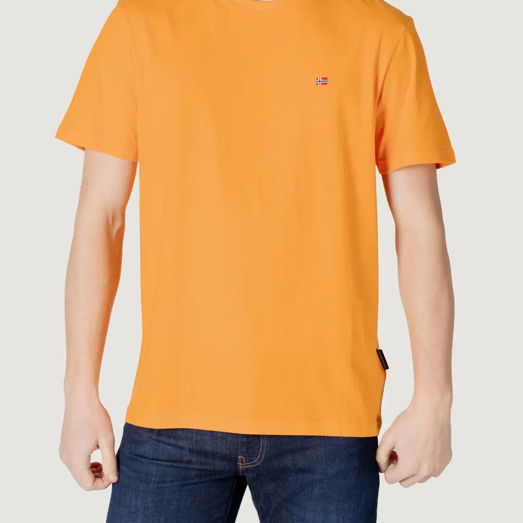 MEN'S crop top t-shirt SALIS SS SUM ORANGE