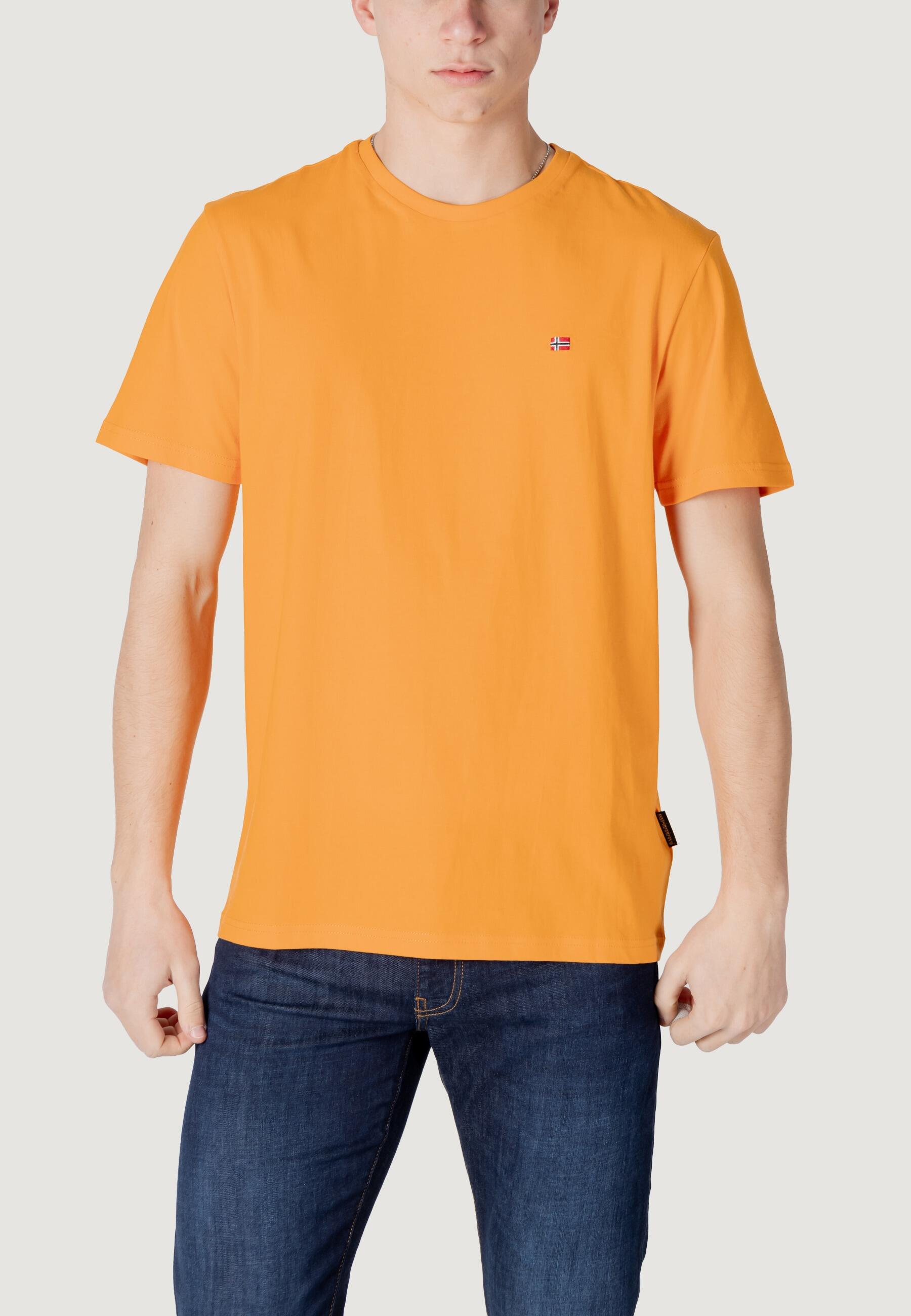 t-shirt crop top SALIS SS SUM HOMME orange 1/4