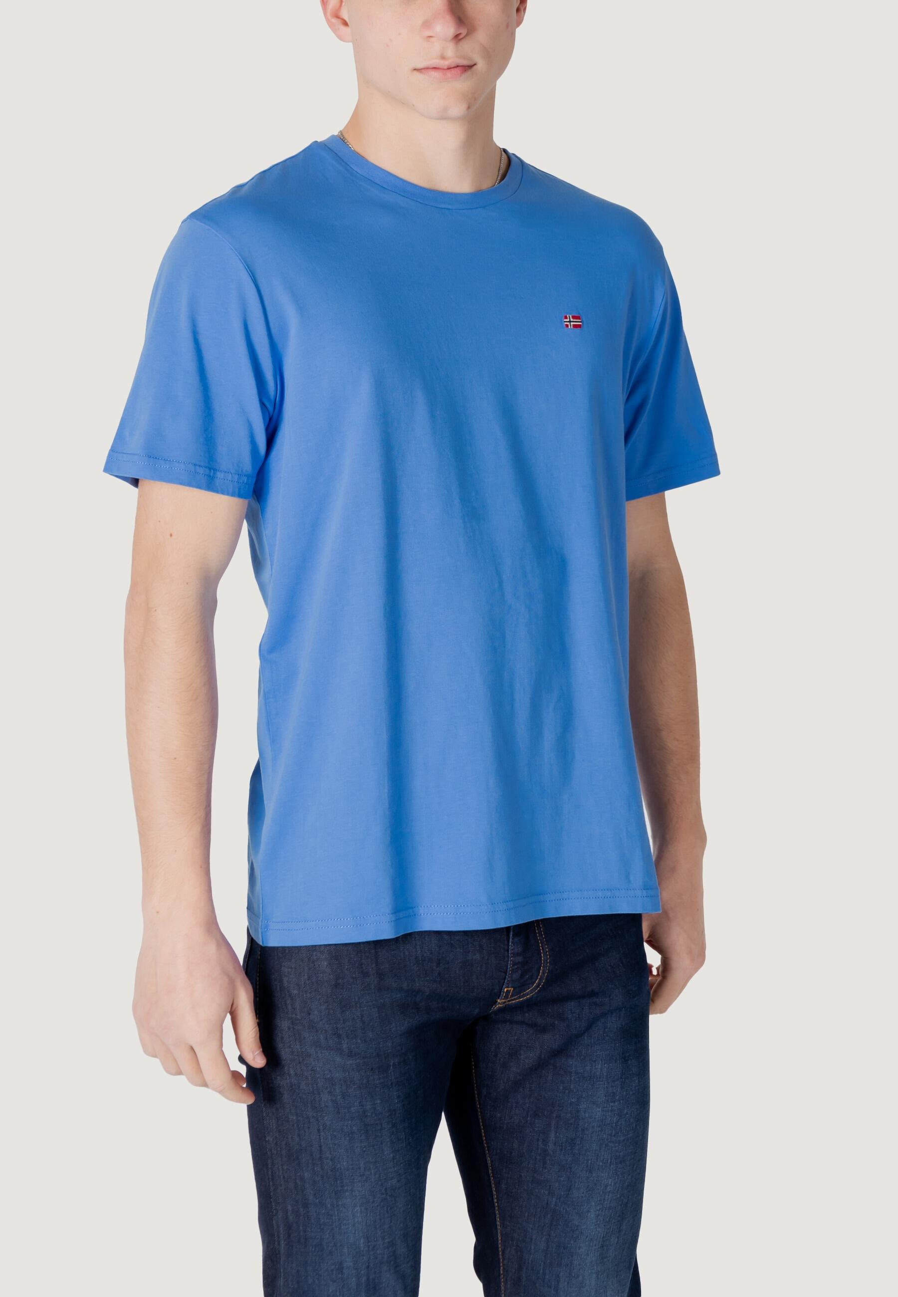 t-shirt crop top SALIS SS SUM HOMME bleu 3/5