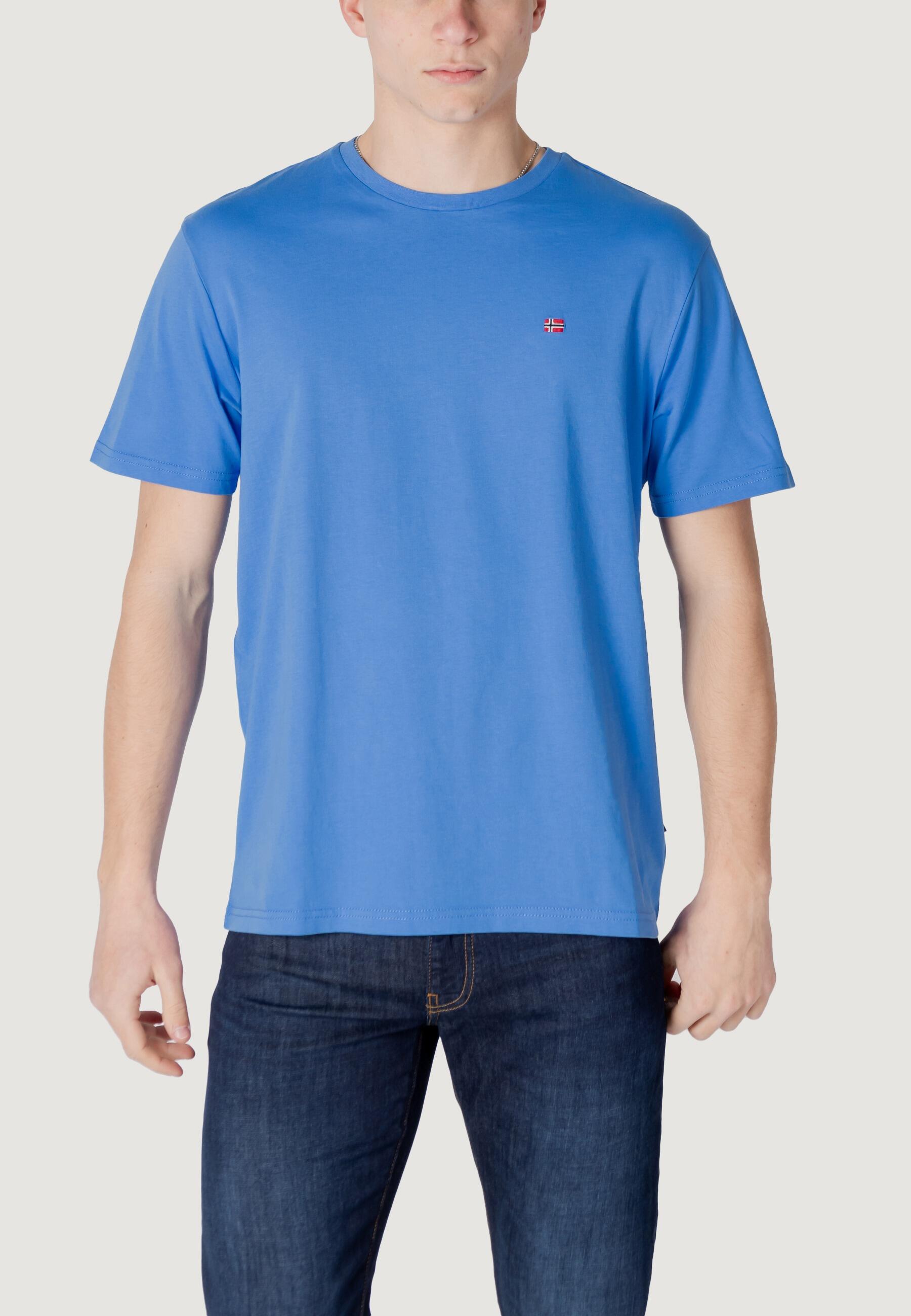 t-shirt crop top SALIS SS SUM HOMME bleu 4/5