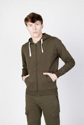 Sweater luke eh33 heren olijfgroen